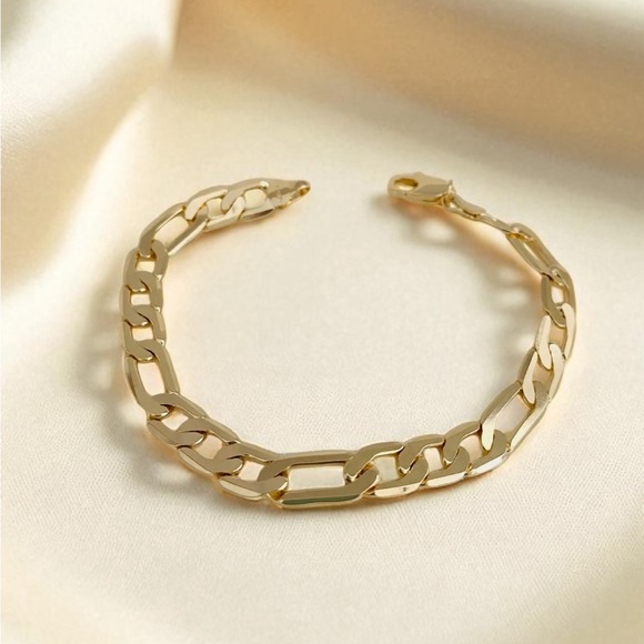 💗💗💗18 k‎ italian Gold filled Chain Bracelet for Men & Women- Necklace available. - Picture 3 of 7